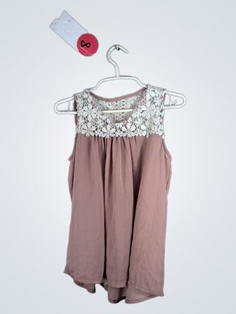 Pink Lace Romper