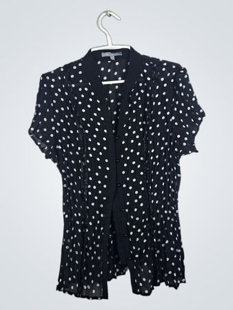 Black Polka Dot Blouse