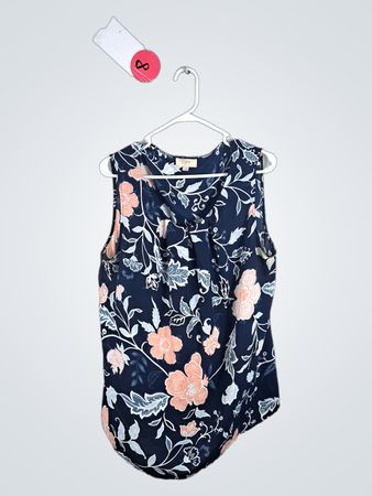 LOFT Floral Sleeveless Blouse