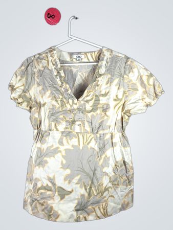 CATO Women's Floral Blouse
