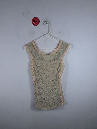 Express Lace Trimmed Top