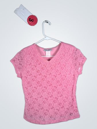 Pink Lace Top