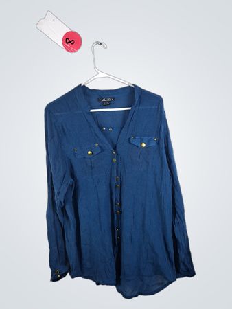 Miss Lily Blue Long Sleeve Shirt