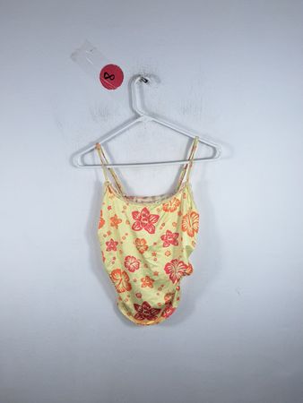 Yellow Floral Bodysuit