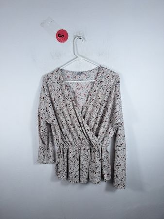 White Birch Floral Blouse