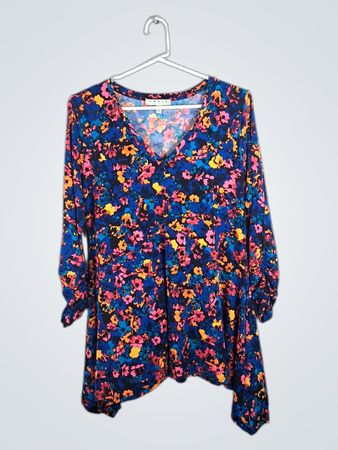 Chaus New York Floral Print Blouse