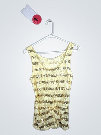 Gold Sequined Top