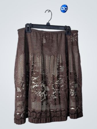 Brown Lace Skirt
