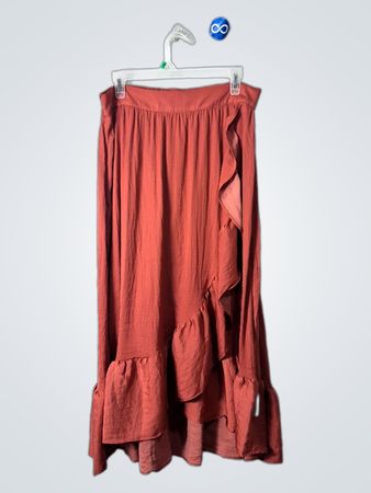 Red Maxi Skirt