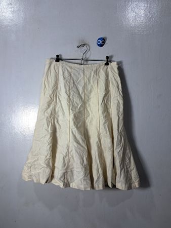 Dalia Collection Cream Skirt