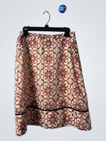 Jaclyn Smith Printed Skirt