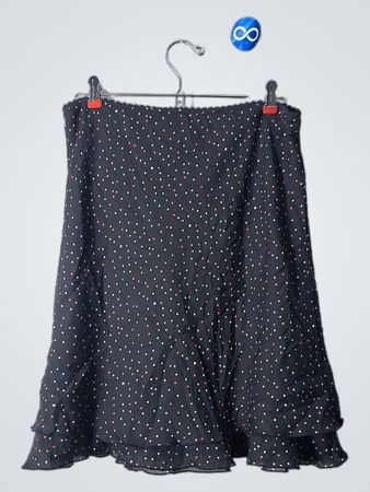 Briggs Petite Polka Dot Skirt