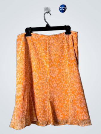 Jaclyn Smith Floral Print Skirt