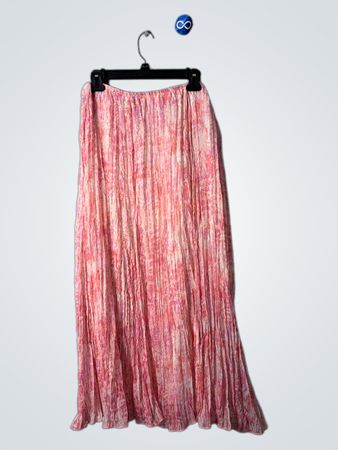 Pink Pleated Skirt