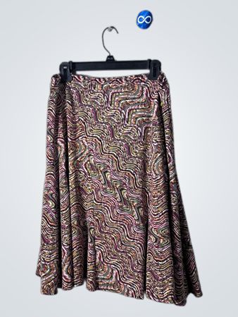 L.L.R. Floral Pattern Skirt