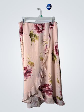 Pink Floral Skirt