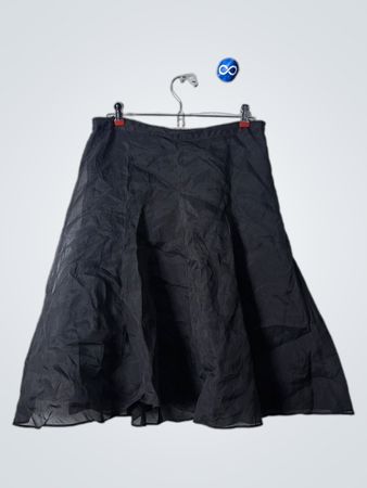 Banana Republic Black Flared Mini Skirt