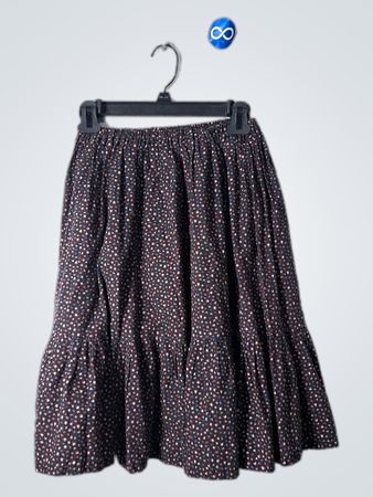 Unbranded Polka Dot Ruffled Mini Skirt