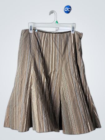 New York & Company Striped Skirt
