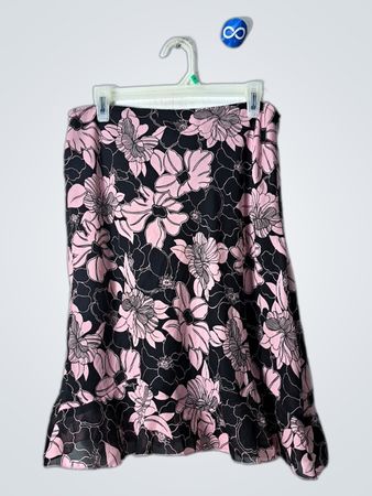 Pink Floral Skirt