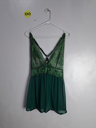 Green Lace Chemise