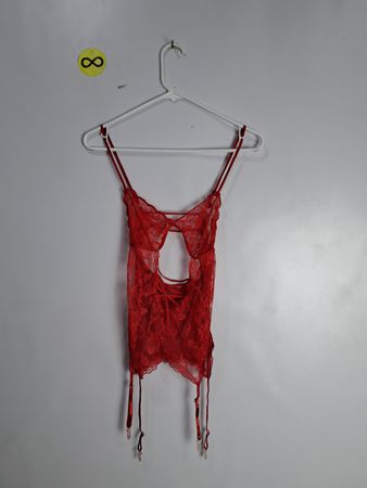Red Lace Bodysuit