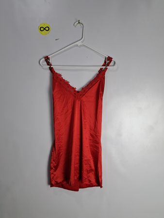 Red Silk Camisole