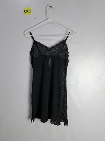 Victoria's Secret Black Lace Chemise