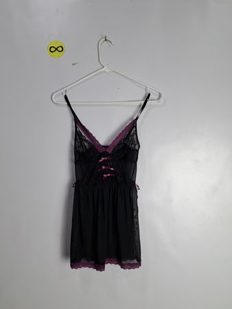Adore Me Black Lace Babydoll