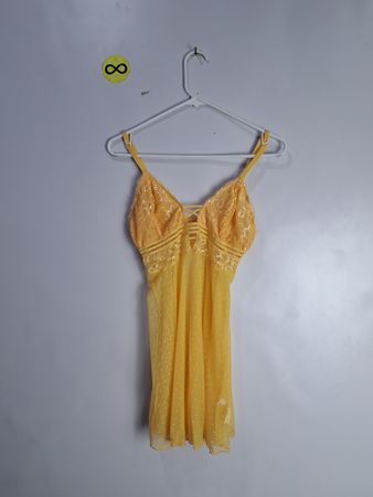 Yellow Lace Chemise