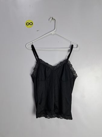 Black Lace Trim Camisole