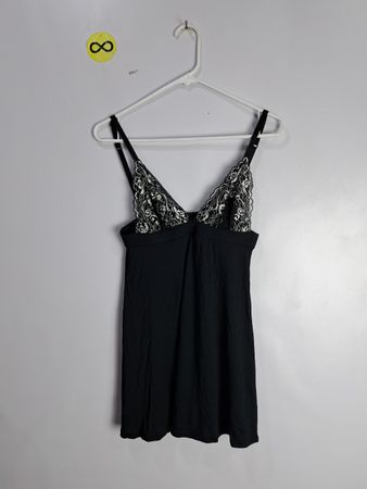 Black Lace Trim Camisole