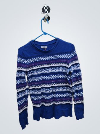 Croft & Barrow Blue Knit Sweater