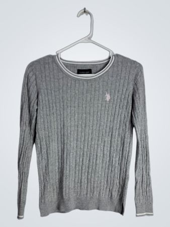Gray Long-Sleeve Sweater