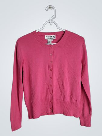 Joseph A. Pink Cardigan Sweater