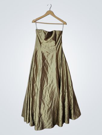 Scott McIntock Gold Dress