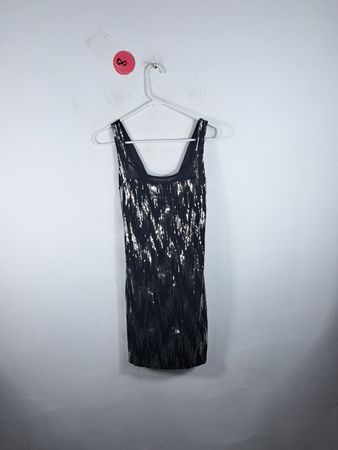 Jacaranda Black Sequined Dress