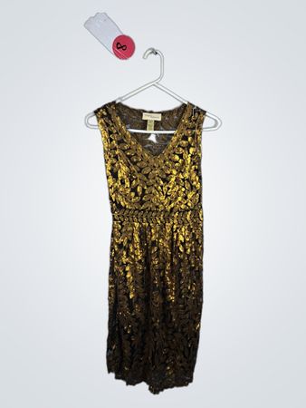 Project Alabama Gold Sequined Dress