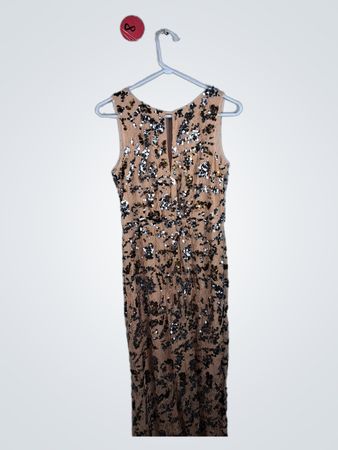 BCBGMAXAZRIA Sequin Maxi Dress