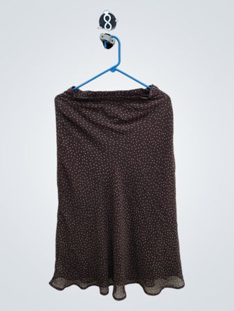 Covington Brown Polka Dot Skirt