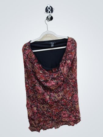 Blouse with Floral Pattern