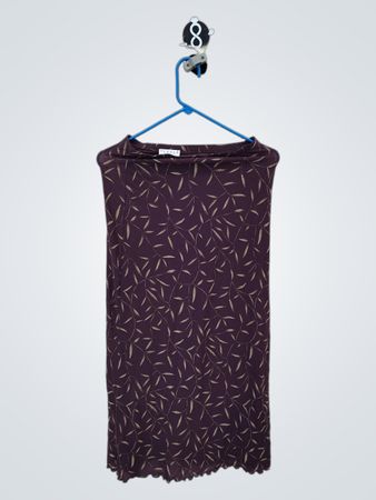 Hennes Purple Floral Skirt