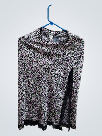 Blouse with Floral Pattern