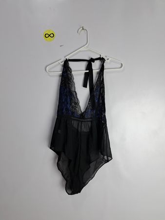 Black Lace Halter Dress