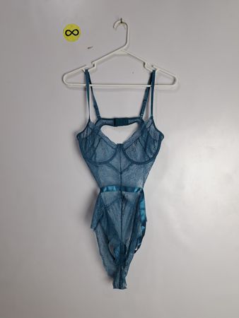 Blue Lace Bodysuit