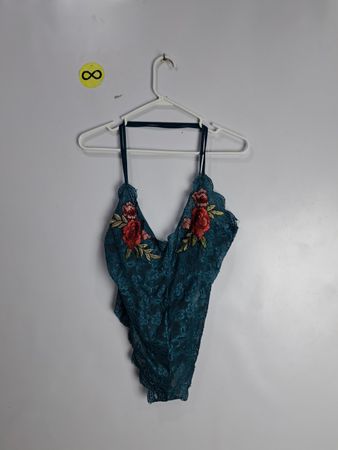 Avid Love Teal Lace Bralette