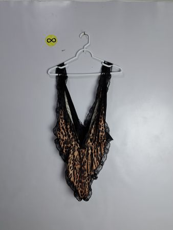 Leopard Print Lace Bodysuit