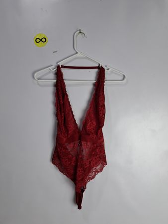 Red Lace Bodysuit