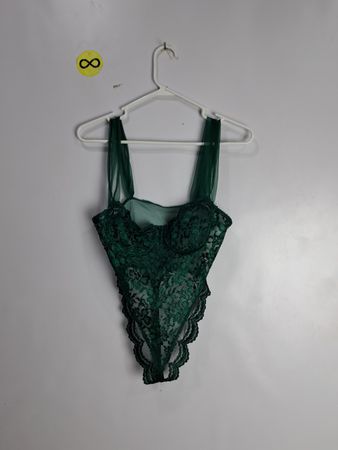 Green Lace Bodysuit