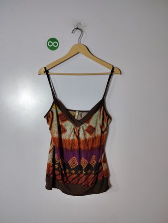 Multicolored Tie-Dye Tank Top